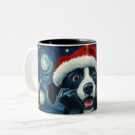 Funny Christmas dog Mugs | Merry Christmas Mug Tweekleurige Koffiemok