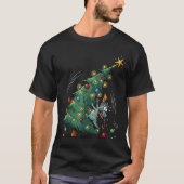 Funny Christmas Dragon Wrecking The Tree Holiday P T-shirt (Voorkant)