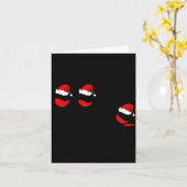 Funny Christmas Drink Drank Drunk Xmas Holiday  Kaart (Gele Bloem)