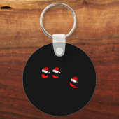 Funny Christmas Drink Drank Drunk Xmas Holiday  Sleutelhanger (Voorkant)