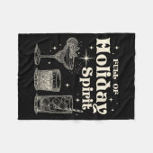 Funny Christmas Drinking Full Of Holiday Srit  Fleece Deken (Voorkant (Horizontaal))