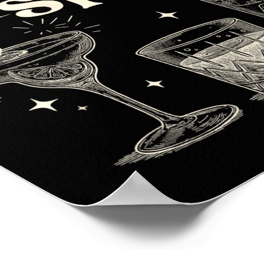 Funny Christmas Drinking Full Of Holiday Srit  Poster (Hoek)