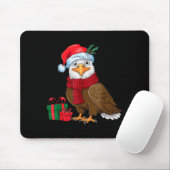 Funny Christmas Eagle Patriotic Bald Eagle With Sa Muismat (Met muis)