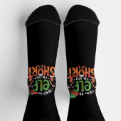 Funny Christmas Elf Korte Mannen Vrouwen Kinder Sokken (Top)