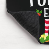 Funny Christmas Elf Matching Pajama X-mas Party Muismat (Hoek)