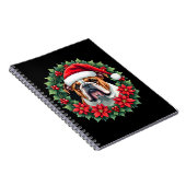 Funny Christmas English Bulldog Tank Top Notitieboek (Rechterzijde)