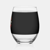 Funny Christmas English Bulldog Tank Top Wijnglas Zonder Voet (Links)