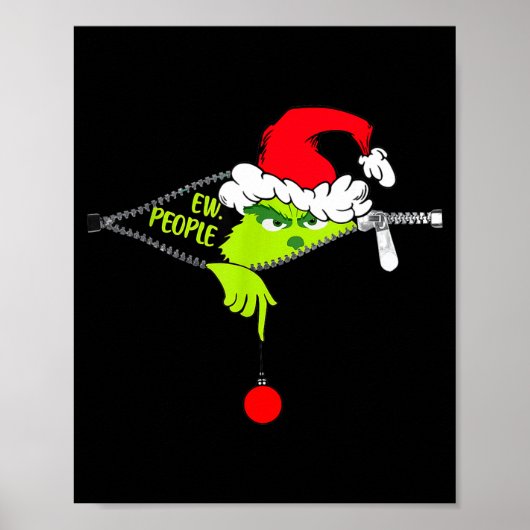 Funny Christmas Ew People Men Women Kid Boys Girls Poster (Voorkant)