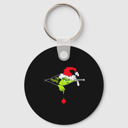 Funny Christmas Ew People Men Women Kid Boys Girls Sleutelhanger (Voorkant)