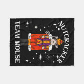 Funny Christmas Family Dance Team Mouse Nutcracker Fleece Deken (Voorkant (Horizontaal))