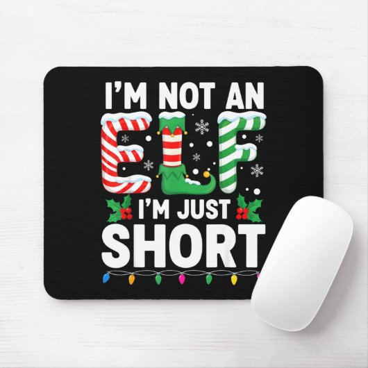 Funny Christmas Family Pajamas I'm Not An Elf I'm Muismat (Met muis)
