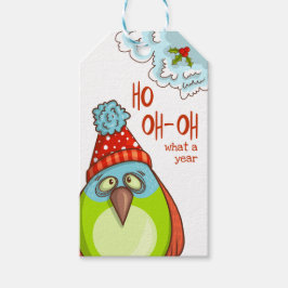 Funny Christmas Feestdagen Gezegden Feestvogel Cadeaulabel