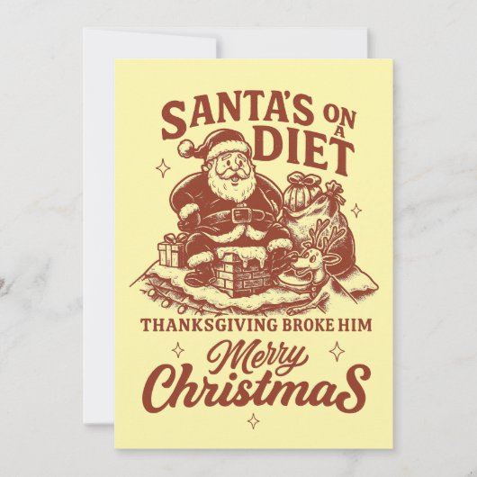 Funny Christmas  Feestdagenkaart (Voorkant)