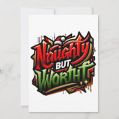 funny Christmas 🤶  Feestdagenkaart (Voorkant)