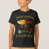 Funny Christmas Fisherman's Merry Fishmas To All F T-shirt (Voorkant)