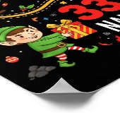 Funny Christmas For Men Women 67% Nice 33% Naughty Poster (Hoek)