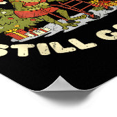 Funny Christmas Frog Sagging But Still Gagging Fro Poster (Hoek)