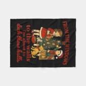 Funny Christmas From The Windows To The Walls I'm Fleece Deken (Voorkant (Horizontaal))