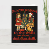 Funny Christmas From The Windows To The Walls I'm Kaart (Voorkant)