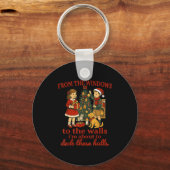 Funny Christmas From The Windows To The Walls I'm  Sleutelhanger (Voorkant)