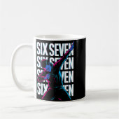 Funny Christmas Gamer Dabbing Xmas Dab Six Seven 6 Koffiemok (Links)