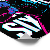 Funny Christmas Gamer Dabbing Xmas Dab Six Seven 6 Poster (Hoek)