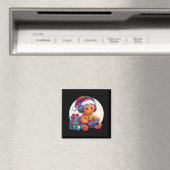 Funny Christmas Gamer Gingerbread Xmas Gaming Men  Magneet (Insitu (Vaatwasser))