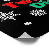 Funny Christmas Gift - Dear Santa My Twin Did It  Poster (Hoek)