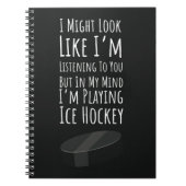Funny Christmas Gift For Hockey Player Sports Team Notitieboek (Voorkant)