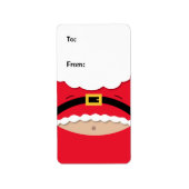 Funny Christmas Gift Label Label (Voorkant)