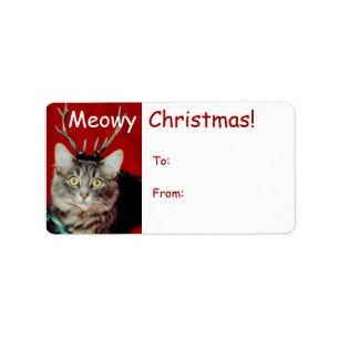 Funny Christmas Gift Label Labels
