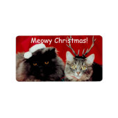 Funny Christmas Gift Label Labels (Voorkant)