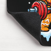 Funny Christmas Gingerbread Gingershred Gym Bodybu Muismat (Hoek)