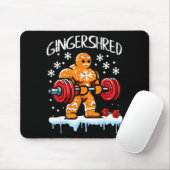 Funny Christmas Gingerbread Gingershred Gym Bodybu Muismat (Met muis)