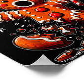 Funny Christmas Gingerbread Man Oh Snap Outfit Paj Poster (Hoek)