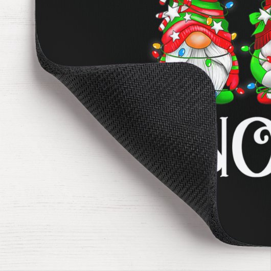 Funny Christmas Gnome Hanging With My Gnomies Fami Muismat (Hoek)