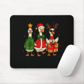 Funny Christmas Goose Jolly Geese Santa Reindeer X Muismat (Met muis)