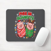 Funny Christmas Gs In Blankets Festive Food Pun  Muismat (Met muis)