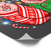 Funny Christmas Gs In Blankets Festive Food Pun  Poster (Hoek)