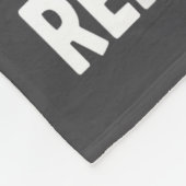 Funny Christmas Guess What Reindeer Butt Santa Hat Fleece Deken (Hoek)