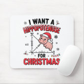 Funny Christmas Hiptamus Math Teacher Gift Ugly Sw Muismat (Met muis)