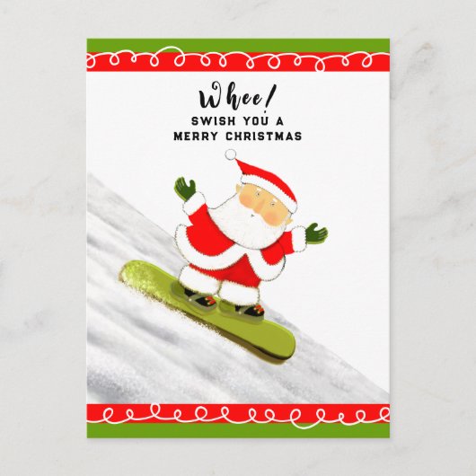 Funny Christmas Holiday Card Feestdagenkaart (Voorkant)