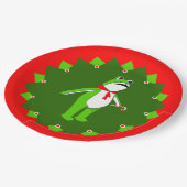 Funny Christmas Holiday Party Papieren Bordje (Gekanteld)