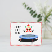 Funny Christmas Holiday Postcards Feestdagenkaart (Staand voorkant)