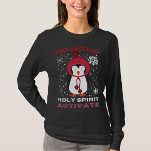 Funny Christmas HOLY SPIRIT ACTIVATE Xmas Party T-shirt