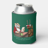 Funny Christmas Humor Blikjeskoeler (Blikje Voorkant)