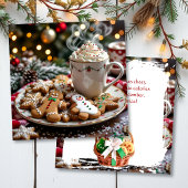Funny Christmas Humor | Coffee and Cookies Kaart