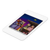 Funny Christmas Humor Magnet Gift Magneet (Linkerzijde)