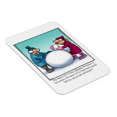 Funny Christmas Humor Magnet Gift Magneet (Rechterzijde)