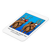 Funny Christmas Humor Magnet Gift Magneet (Linkerzijde)